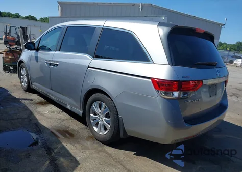 2016 Honda Odyssey Ex-L from USA, damaged, VIN 5FNRL5H64GB057527